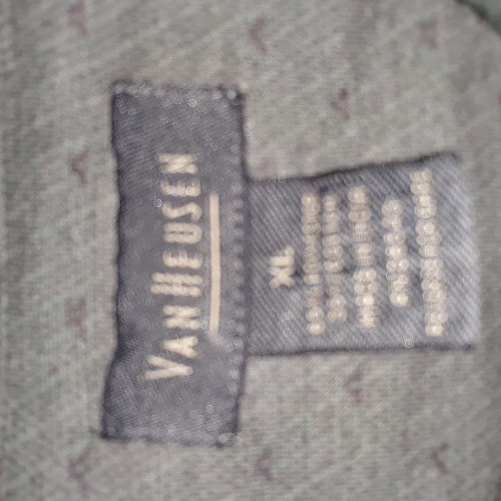 Van Heusen Men's grey print polo shirt - Picture 6 of 10